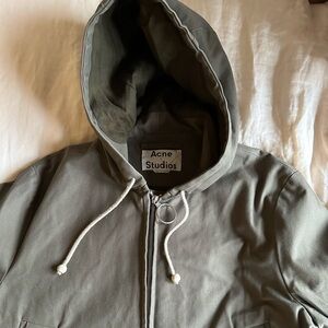 Acne Studios Green Hooded Jacket